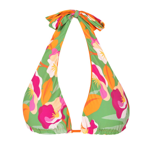 Product Front: Rio De Sol Oberteil Top Green-Bloom Halter-Double