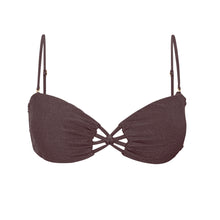 Laden Sie das Bild in den Galerie-Viewer, Product Front: Rio De Sol Oberteil Top Malibu-Ebano Bandeau-Iris
