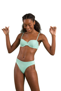 Model Front: Rio De Sol Oberteil Top Malibu-Menta Balconet