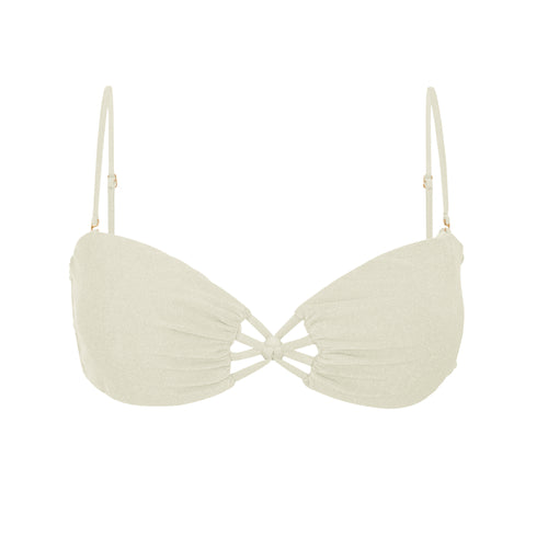 Product Front: Rio De Sol Oberteil Top Malibu-Natural Bandeau-Iris