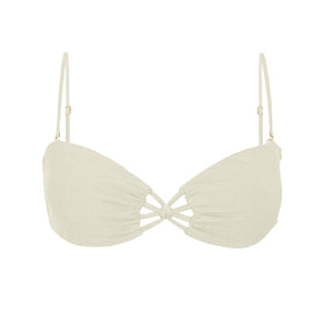 Product Front: Rio De Sol Oberteil Top Malibu-Natural Bandeau-Iris