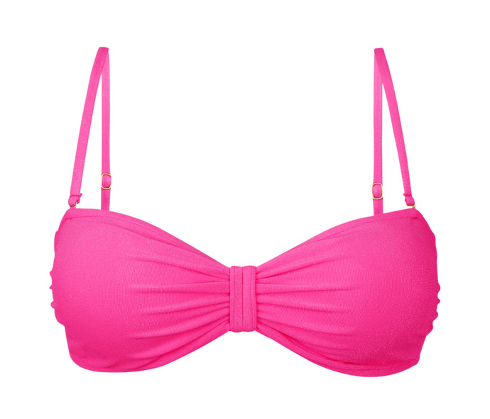 Product Front: Rio De Sol Oberteil Top Malibu-Rosa Bandeau-Duo