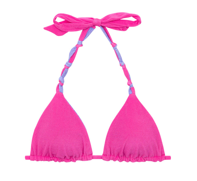 Product Front: Rio De Sol Oberteil Top Malibu-Rosa Tri-Rev