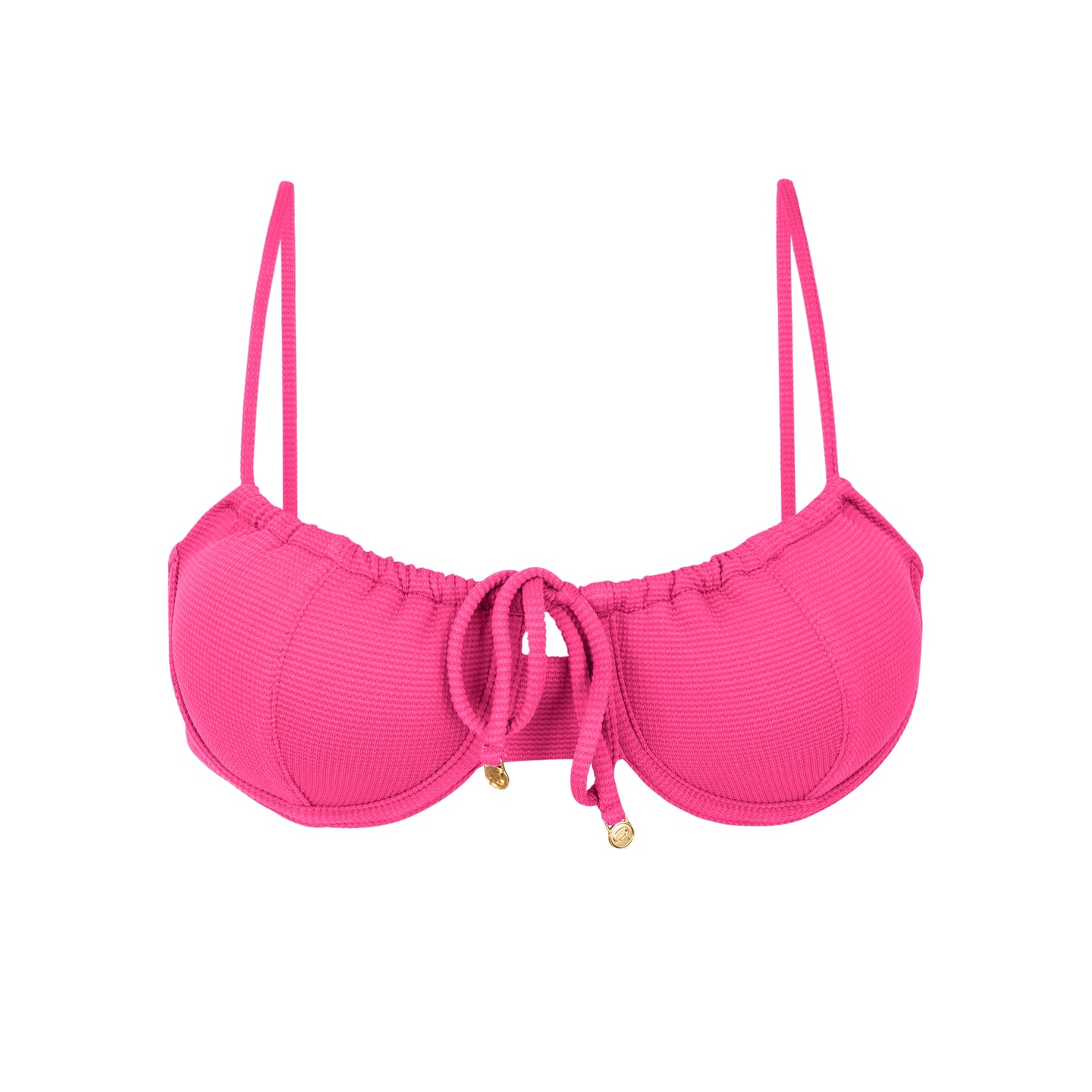Product Front: Rio De Sol Oberteil Top Mtx-Ultrapink Balconet-Tie