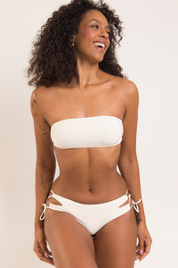 Model Front: Rio De Sol Oberteil Top Off-White Bandeau-Reto