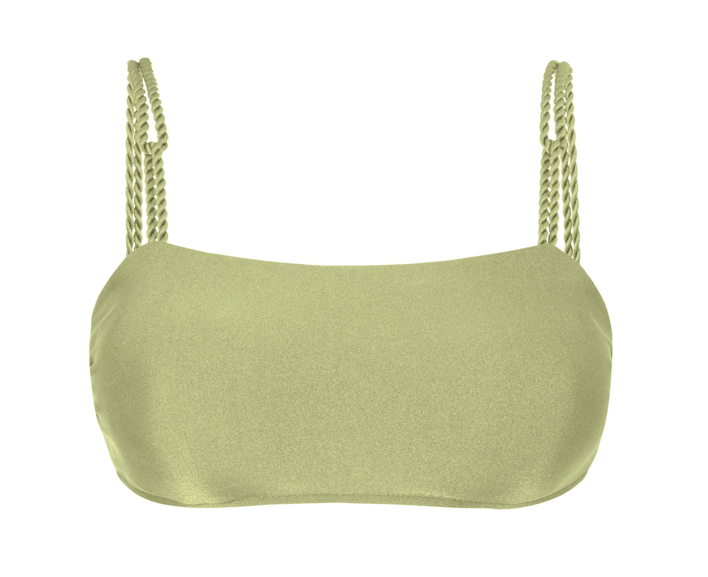 Product Front: Rio De Sol Oberteil Top Oliva Bandeau-Reto