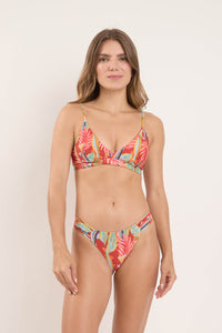 Model Front: Rio De Sol Oberteil Top Sea-Bloom Paola