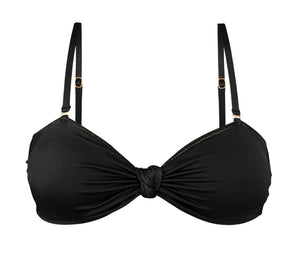 Product Front: Rio De Sol Oberteil Top Shimmer-Black Bandeau-Joy