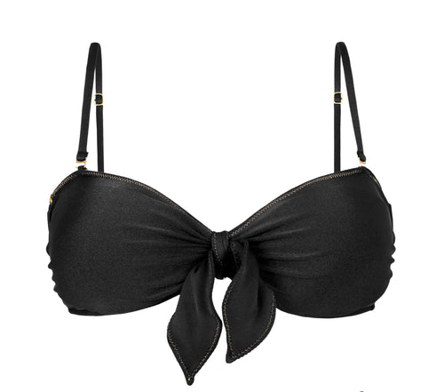 Product Front: Rio De Sol Oberteil Top Shimmer-Black Bandeau-No