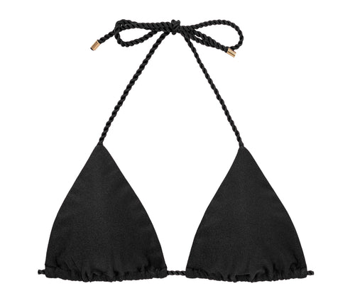 Product Front: Rio De Sol Oberteil Top Shimmer-Black Tri-Rope
