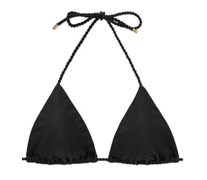 Product Front: Rio De Sol Oberteil Top Shimmer-Black Tri-Rope