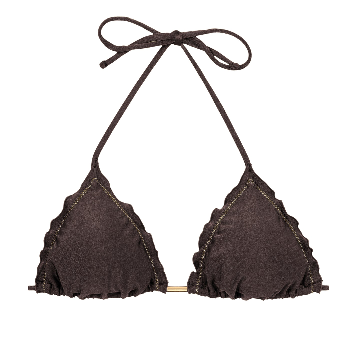 Product Front: Rio De Sol Oberteil Top Shimmer-Coffee Frufru