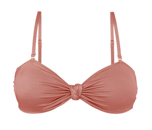 Product Front: Rio De Sol Oberteil Top Shimmer-Copper Bandeau-Joy