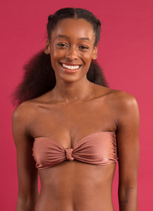 Image 08: Rio De Sol Oberteil Top Shimmer-Copper Bandeau-Joy