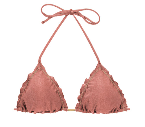 Product Front: Rio De Sol Oberteil Top Shimmer-Copper Frufru