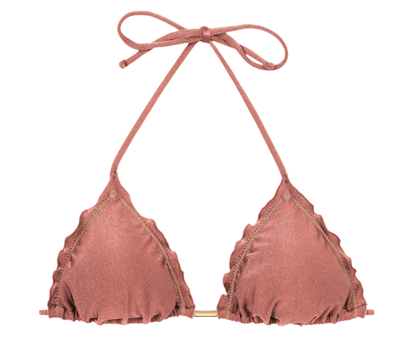 Product Front: Rio De Sol Oberteil Top Shimmer-Copper Frufru
