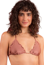 Laden Sie das Bild in den Galerie-Viewer, Gallery: Rio De Sol Oberteil Top Shimmer-Copper Frufru
