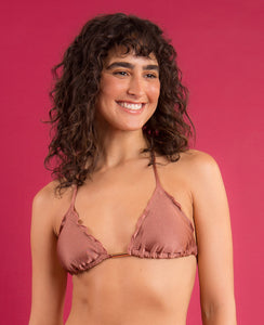 Image 09: Rio De Sol Oberteil Top Shimmer-Copper Frufru