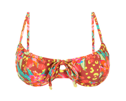 Product Front: Rio De Sol Oberteil Top Tropics Balconet-Tie