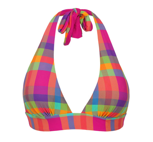 Product Front: Rio De Sol Oberteil Top Tulip-Garden Halter-Cos