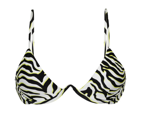 Product Front: Rio De Sol Oberteil Top Wild-Black Tri-Aro