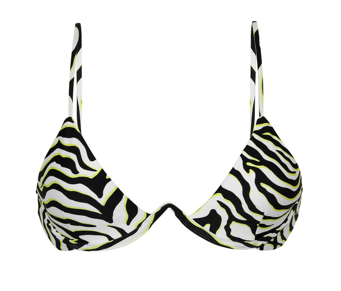 Product Front: Rio De Sol Oberteil Top Wild-Black Tri-Aro