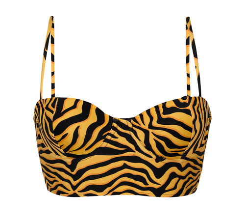 Product Front: Rio De Sol Oberteil Top Wild-Orange Balconet-Anna