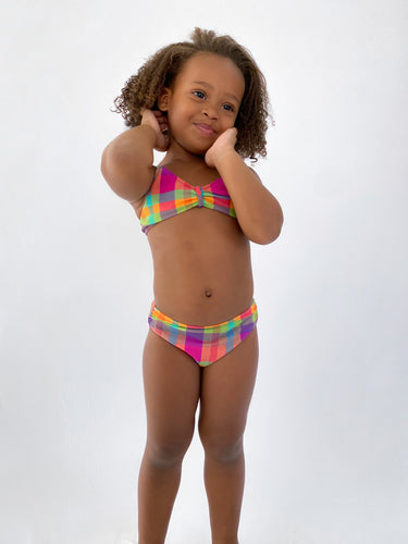 Model Front: Rio De Sol Mädchen-Bikini Tulip-Garden Kids