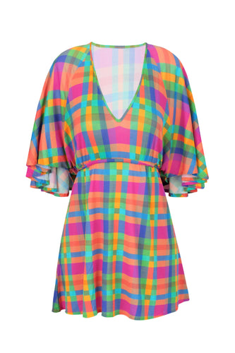 Product Front: Rio De Sol Strandkleid Tulip-Garden Mini Dress