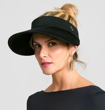 Laden Sie das Bild in den Galerie-Viewer, Model Front: Rio De Sol Visor Viseira Chiara Preto
