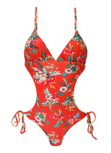 Laden Sie das Bild in den Galerie-Viewer, Product Front: Rio De Sol Badeanzug Wildflowers Trikini
