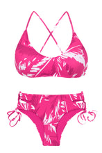 Laden Sie das Bild in den Galerie-Viewer, Set Pink-Palms Bralette Madrid
