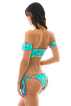 Laden Sie das Bild in den Galerie-Viewer, Top Acqua Flora Off Shoulder

