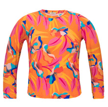 Laden Sie das Bild in den Galerie-Viewer, Top Orange-Bloom Rash-Guard
