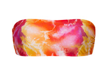 Laden Sie das Bild in den Galerie-Viewer, Top Tiedye-Red Bandeau-Reto
