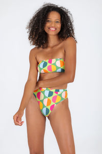 Set Garden-City Bandeau-Reto Hotpant-Cos