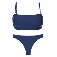 Laden Sie das Bild in den Galerie-Viewer, Set Navy Bandeau-Reto Nice-Fio
