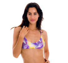 Laden Sie das Bild in den Galerie-Viewer, Top Tiedye-Purple Bralette
